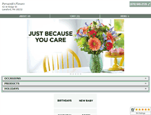 Tablet Screenshot of lansfordflorist.com